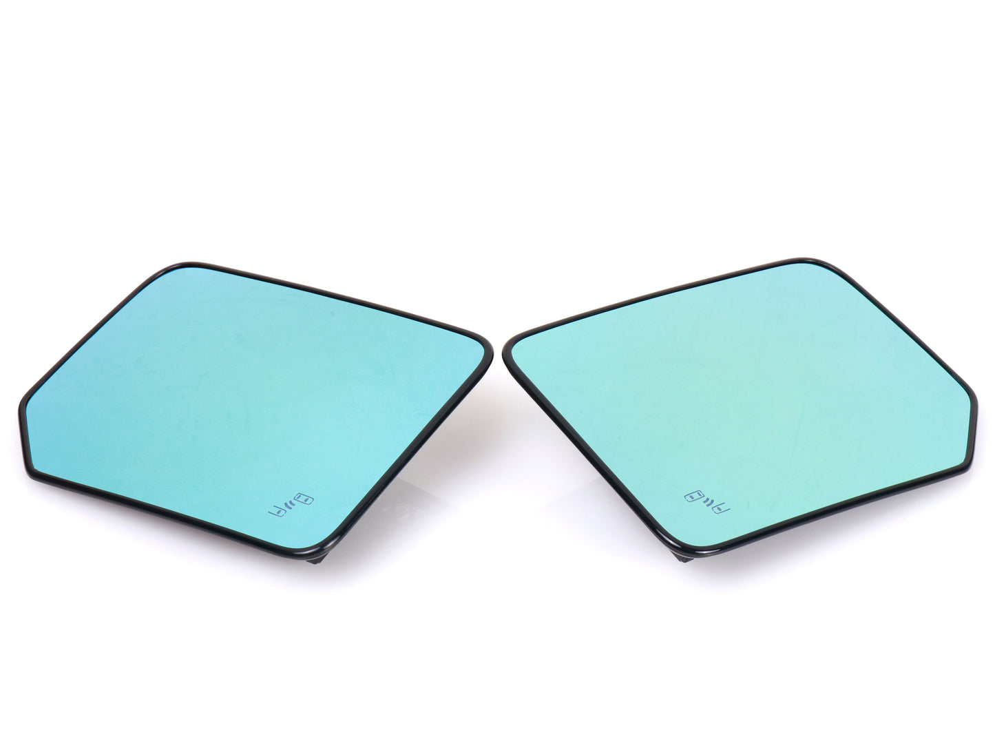 Toyota JDM Blue Side Convex Mirrors - 24+ Land Cruiser