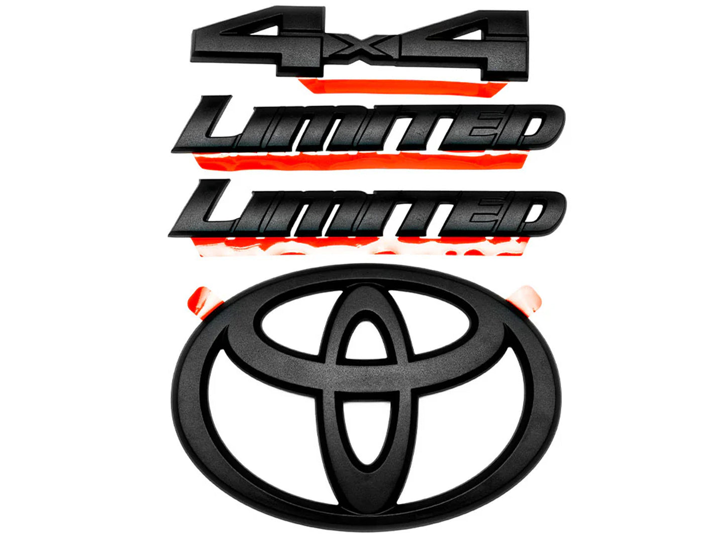 Toyota Blackout Emblem Overlay Kit - 24+ Tacoma